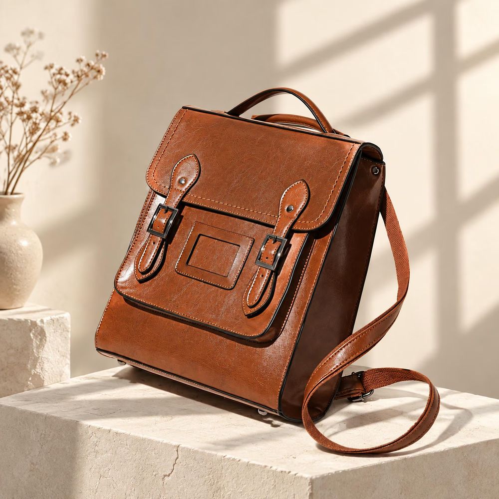 Retro Satchel Backpack handbag by Feel N Flow