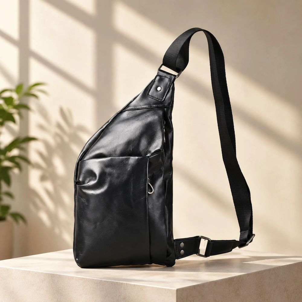 Leather Sling Bag handbag by Feel N Flow