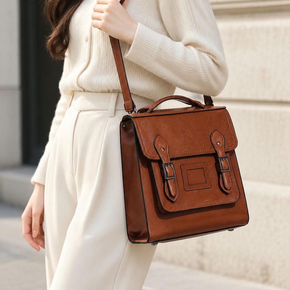 Retro Satchel Backpack alternate view