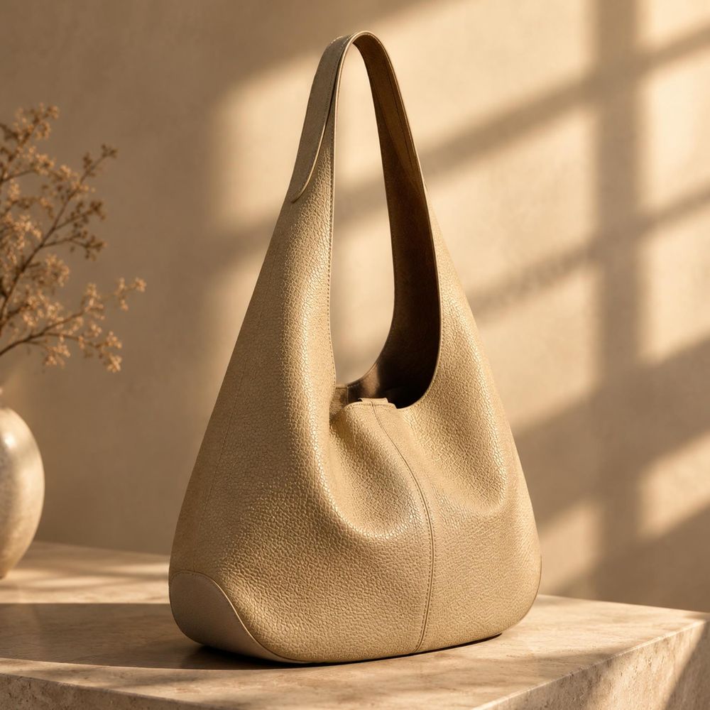 Leather Hobo Tote handbag by Feel N Flow