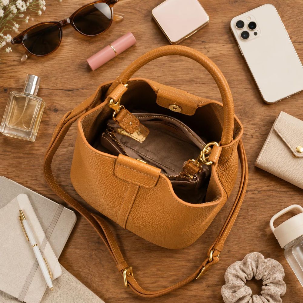Cowhide Bucket Bag alternate view